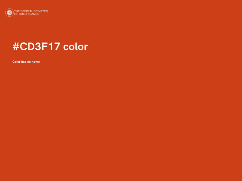 #CD3F17 color image