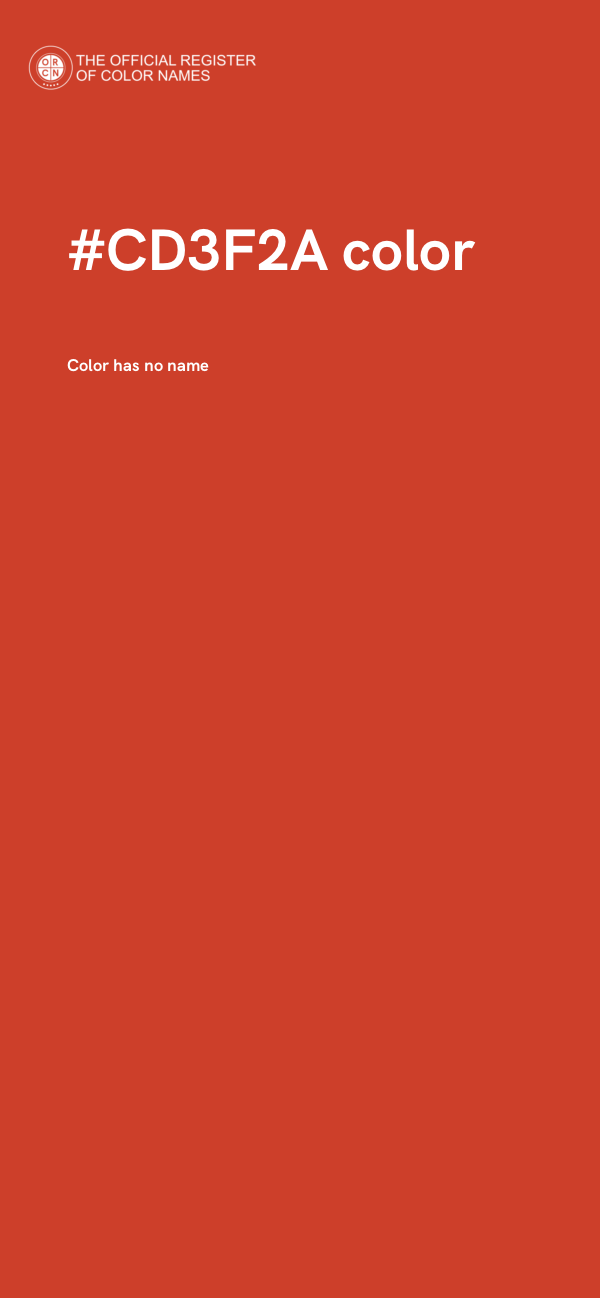 #CD3F2A color image