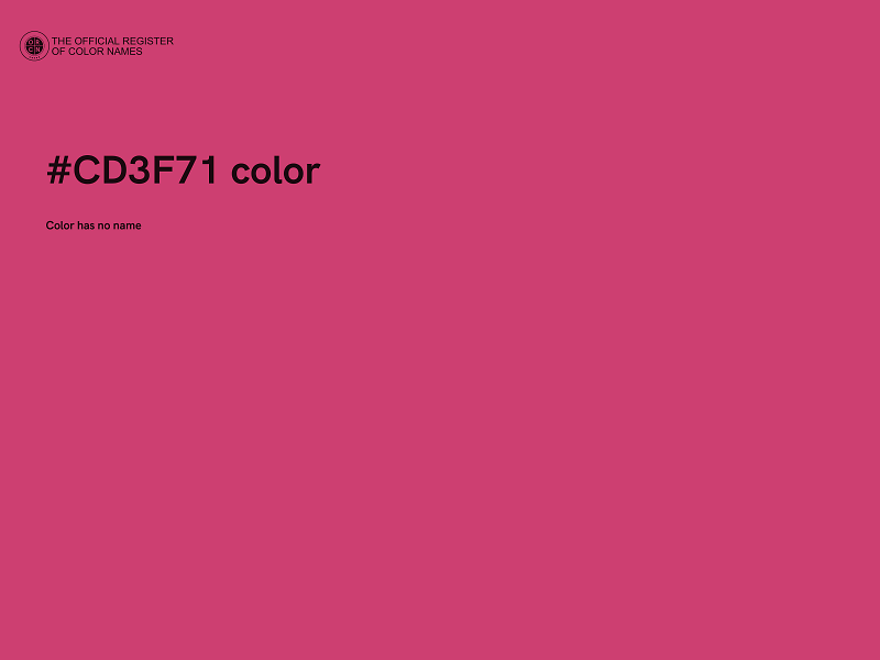 #CD3F71 color image