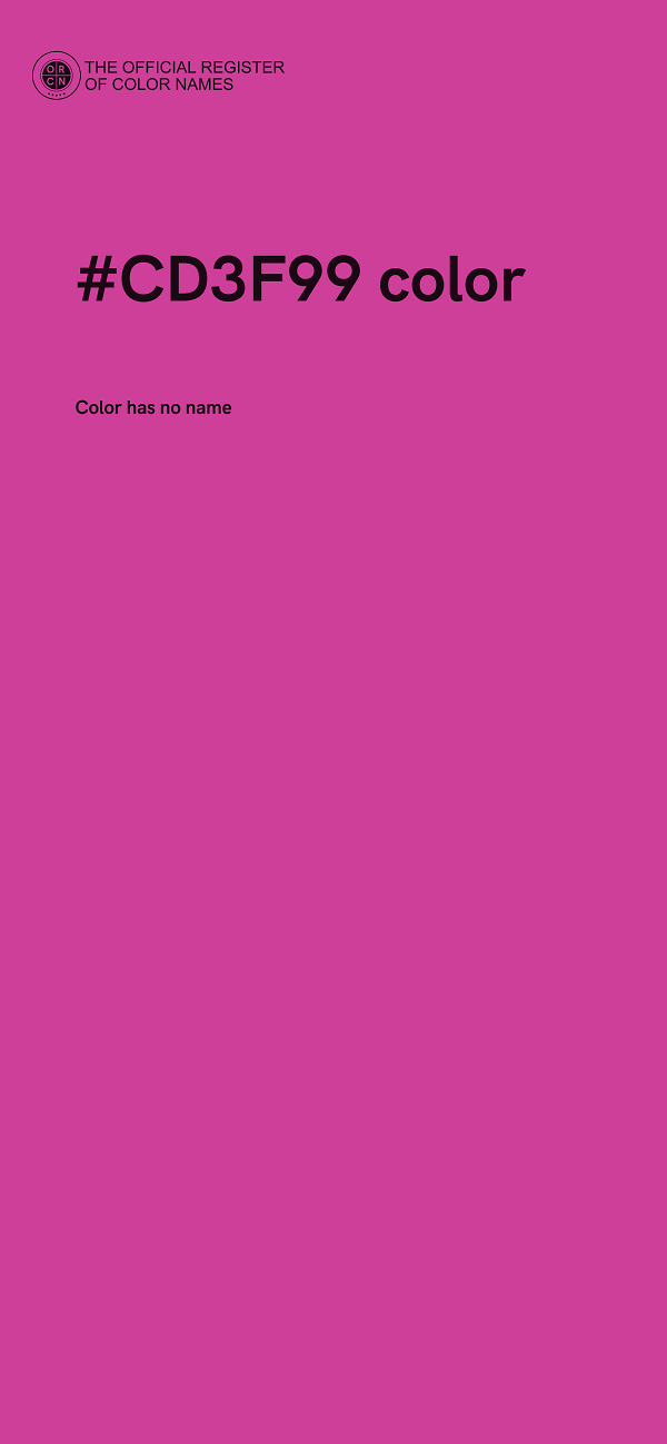 #CD3F99 color image