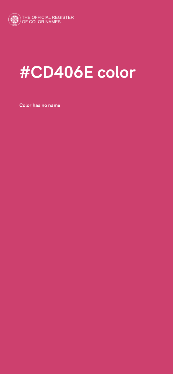 #CD406E color image