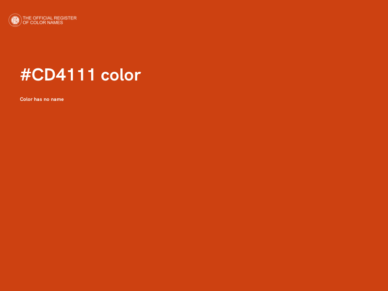 #CD4111 color image