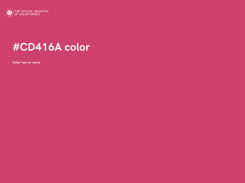 #CD416A color image