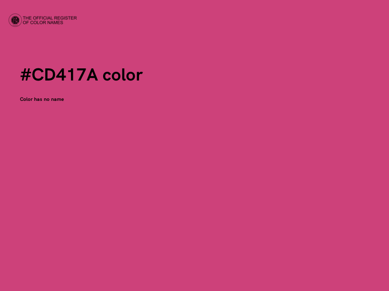 #CD417A color image