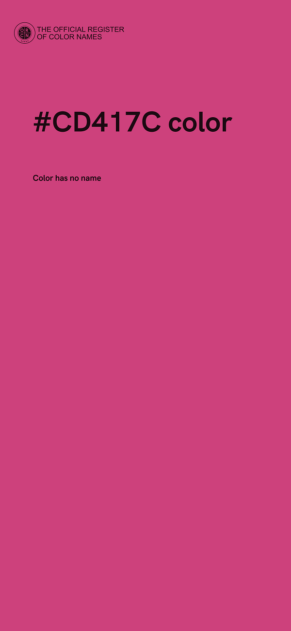 #CD417C color image