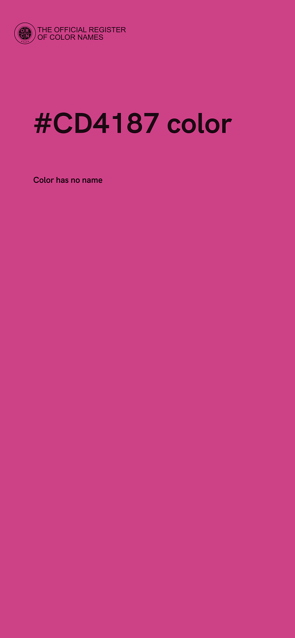 #CD4187 color image