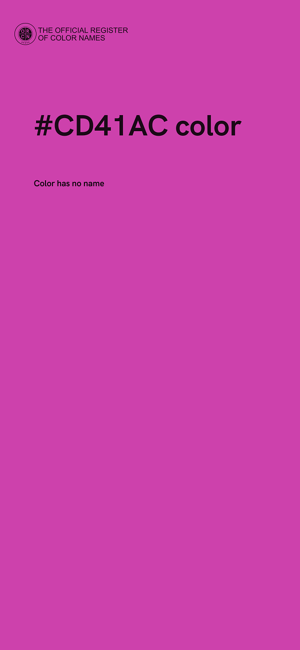 #CD41AC color image
