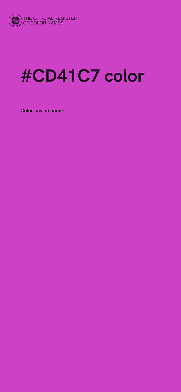 #CD41C7 color image
