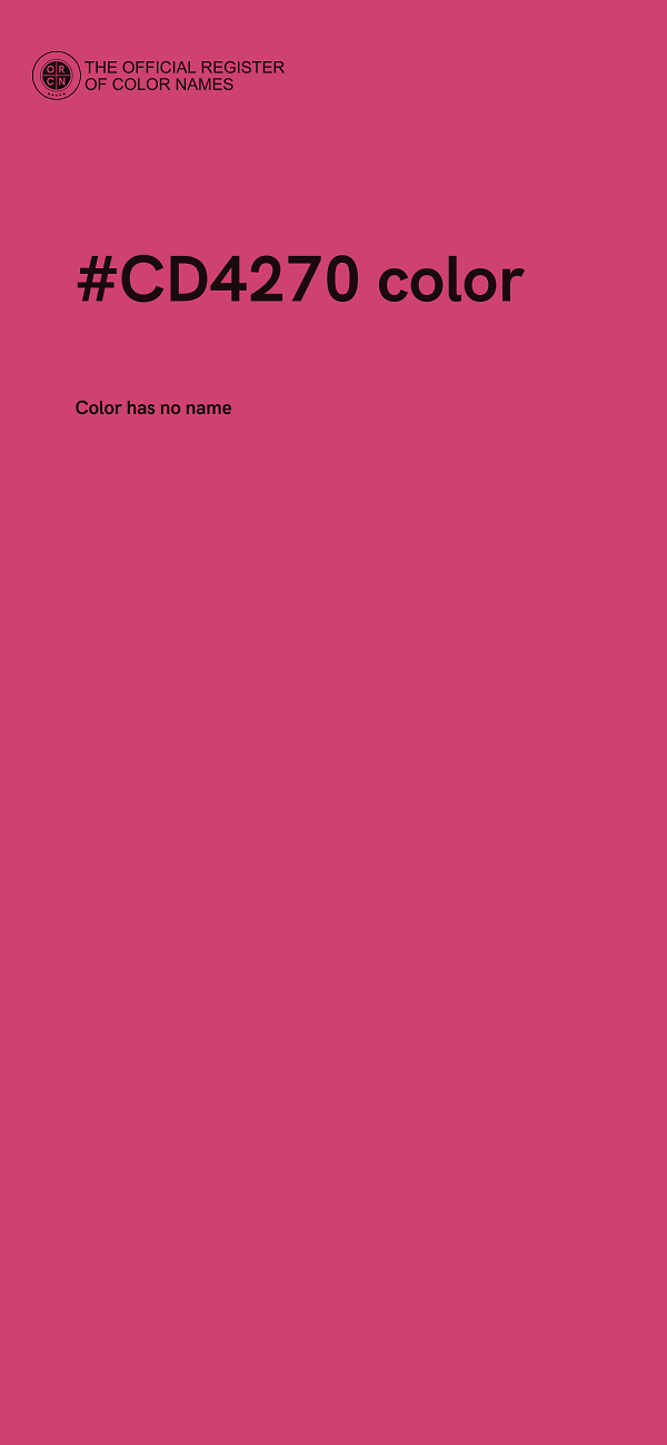 #CD4270 color image