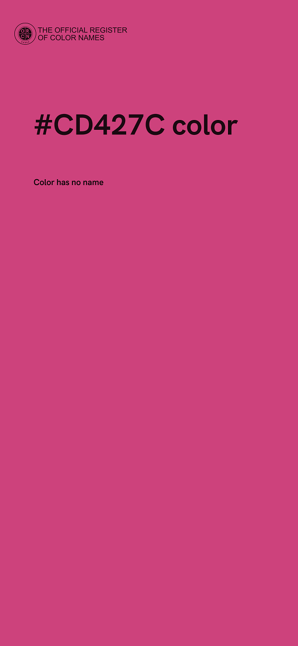 #CD427C color image
