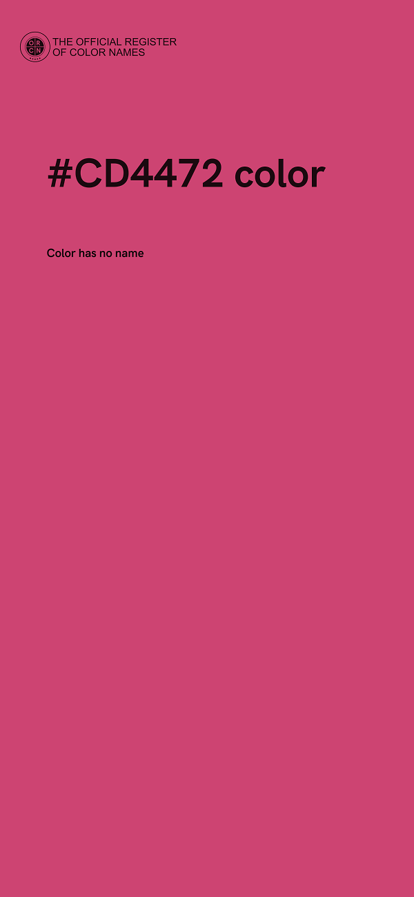 #CD4472 color image