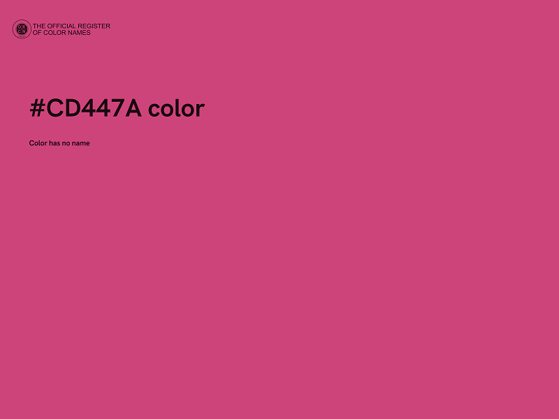 #CD447A color image