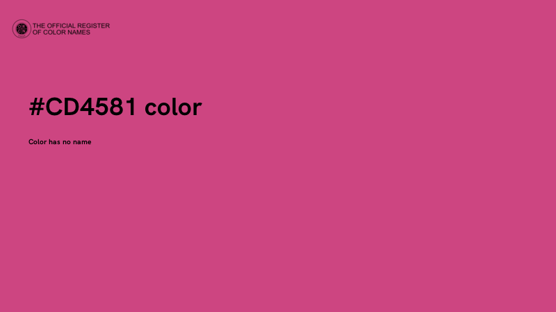 #CD4581 color image