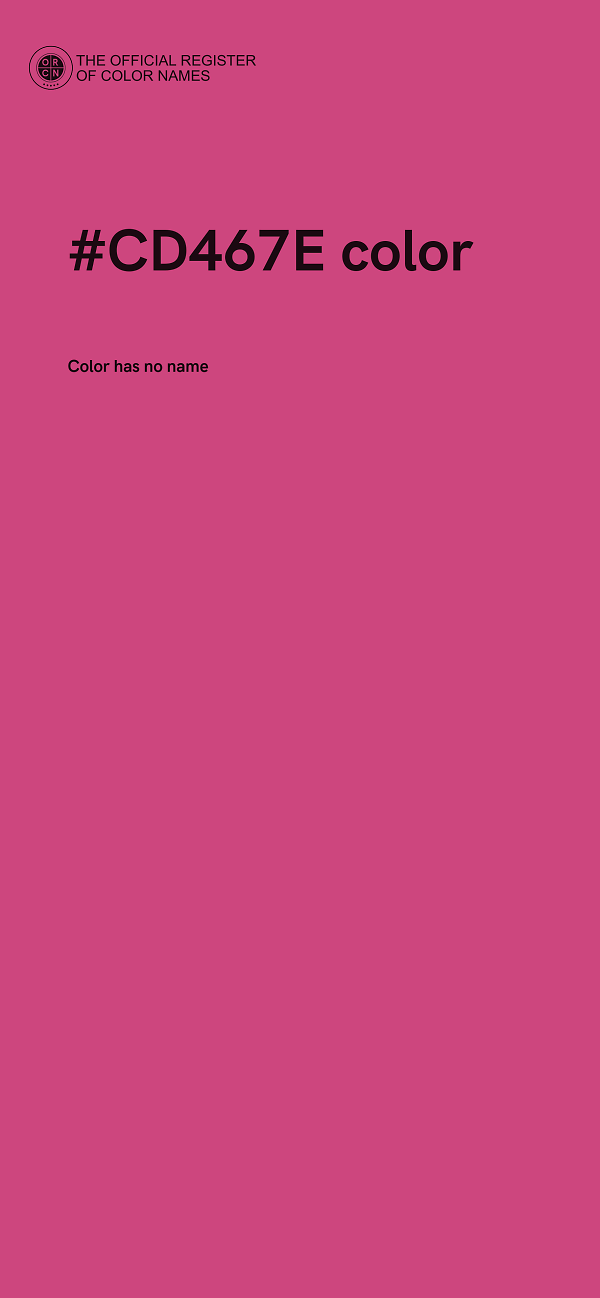 #CD467E color image