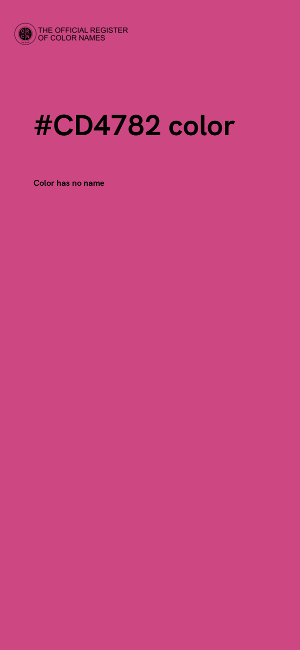 #CD4782 color image
