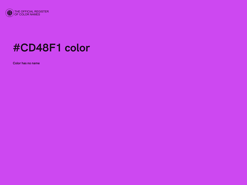 #CD48F1 color image