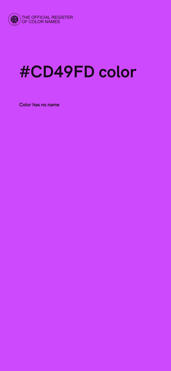 #CD49FD color image