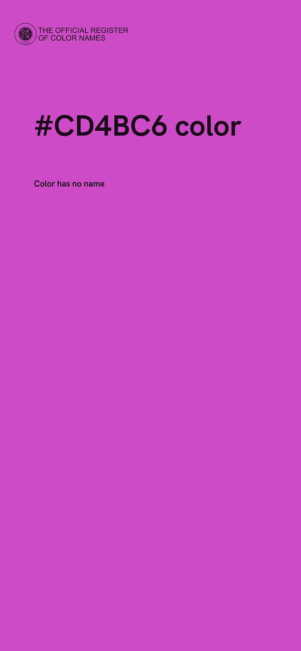 #CD4BC6 color image