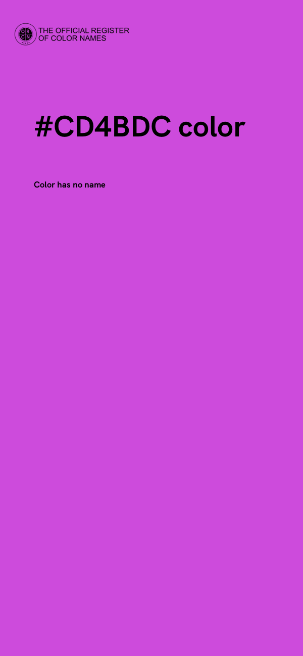 #CD4BDC color image