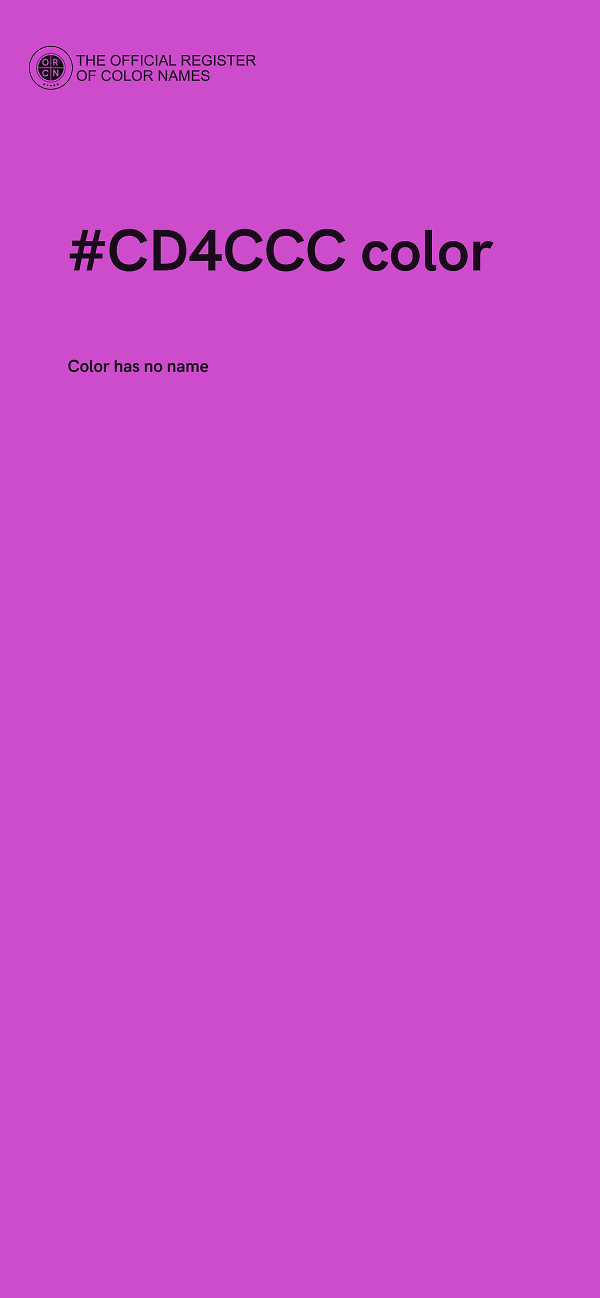 #CD4CCC color image