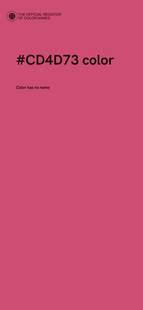 #CD4D73 color image