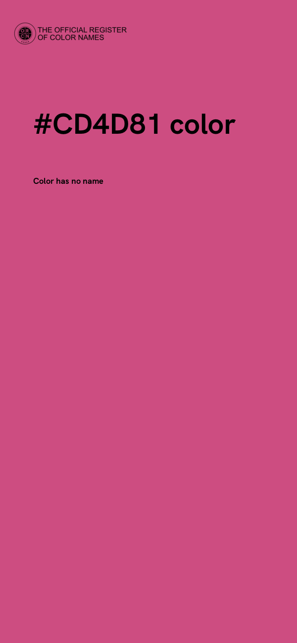 #CD4D81 color image
