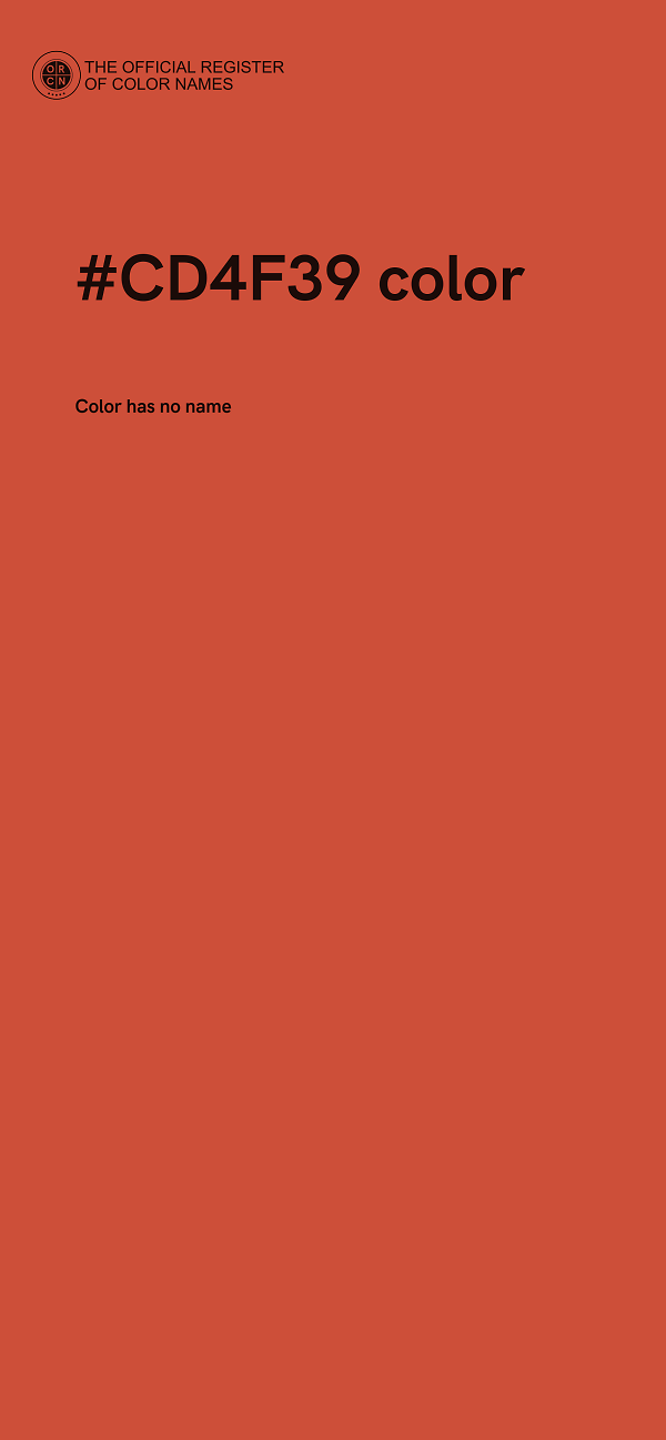 #CD4F39 color image