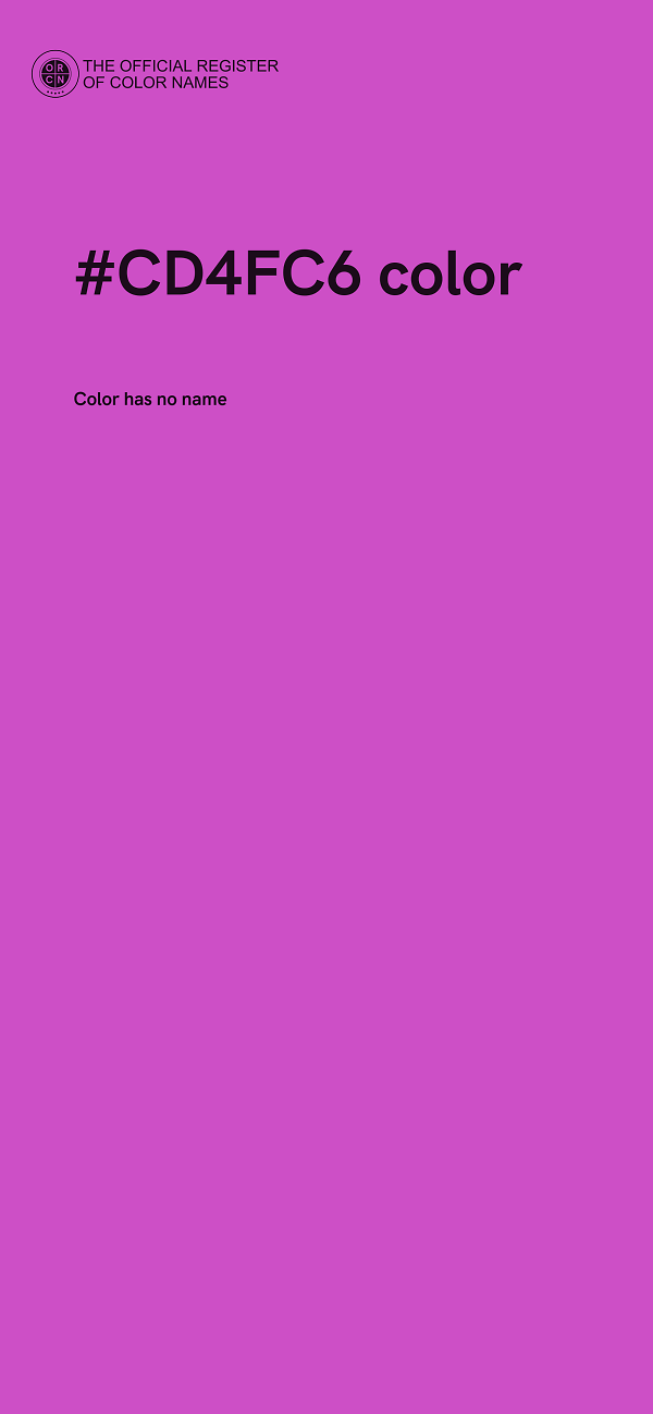 #CD4FC6 color image
