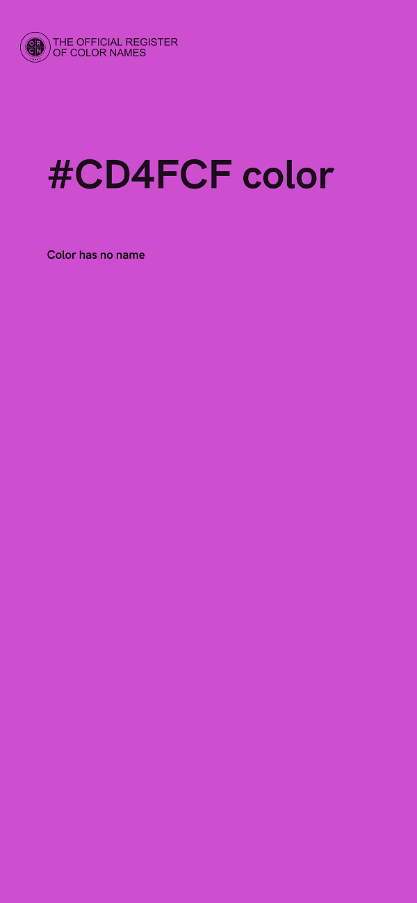 #CD4FCF color image