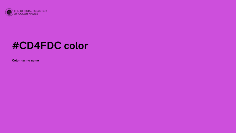 #CD4FDC color image
