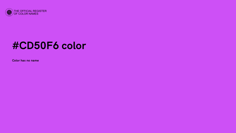 #CD50F6 color image