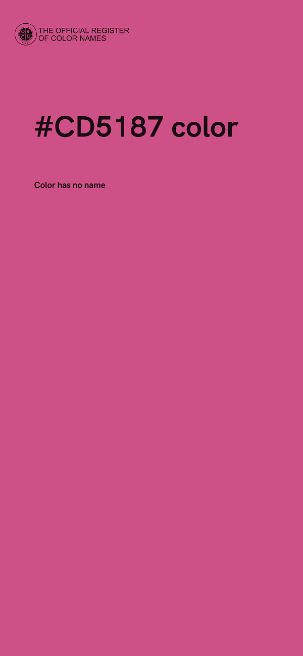 #CD5187 color image