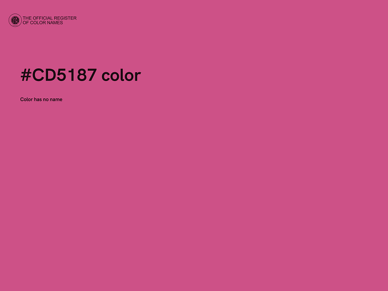 #CD5187 color image