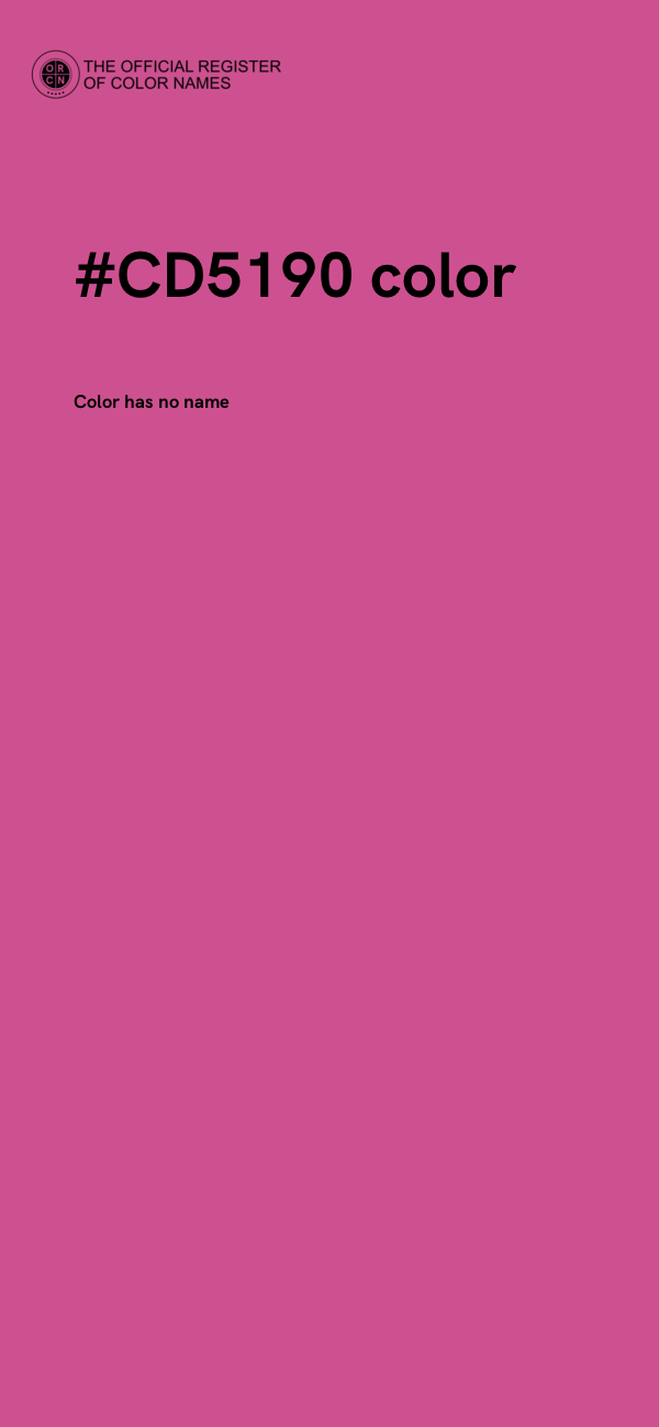 #CD5190 color image