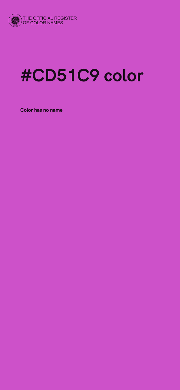 #CD51C9 color image