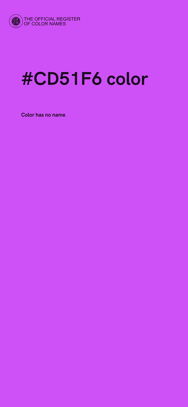 #CD51F6 color image