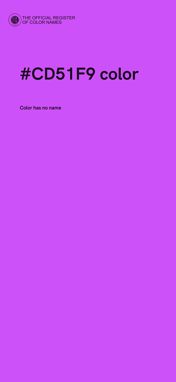 #CD51F9 color image