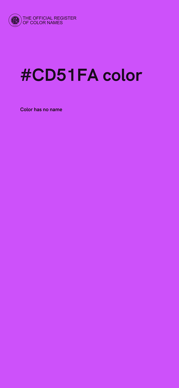 #CD51FA color image