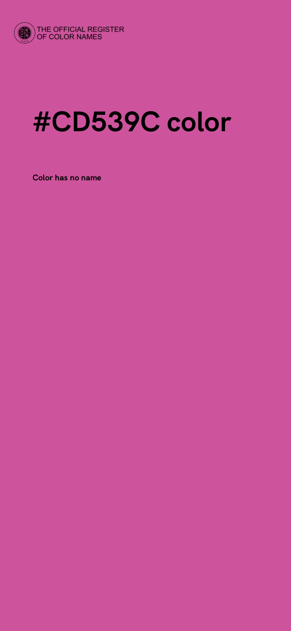 #CD539C color image