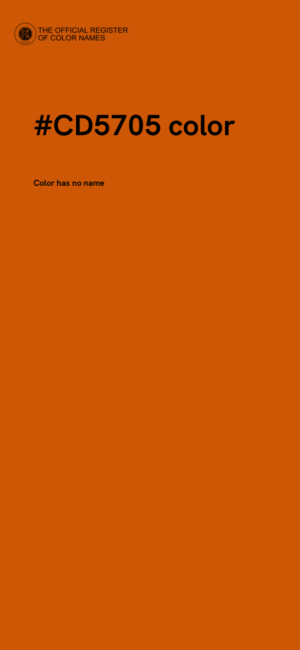 #CD5705 color image