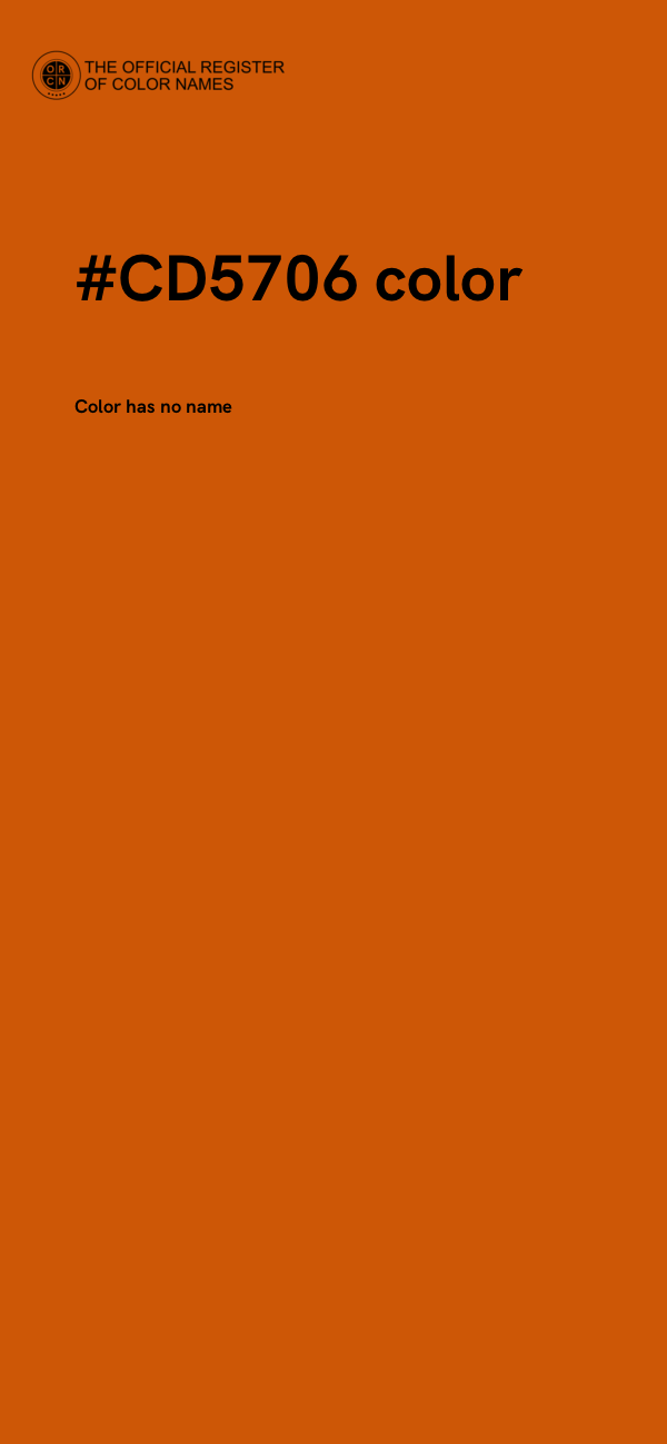 #CD5706 color image