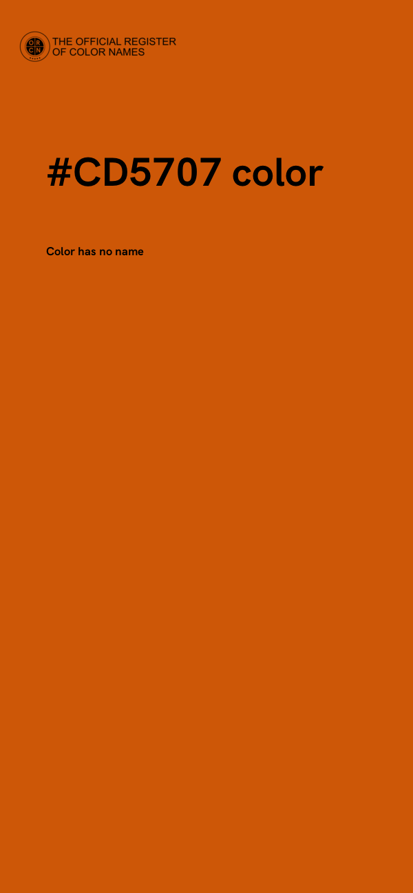 #CD5707 color image
