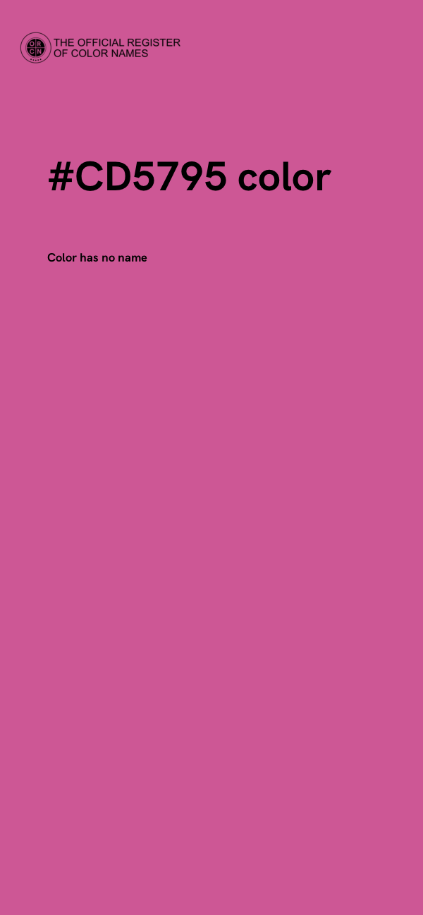 #CD5795 color image