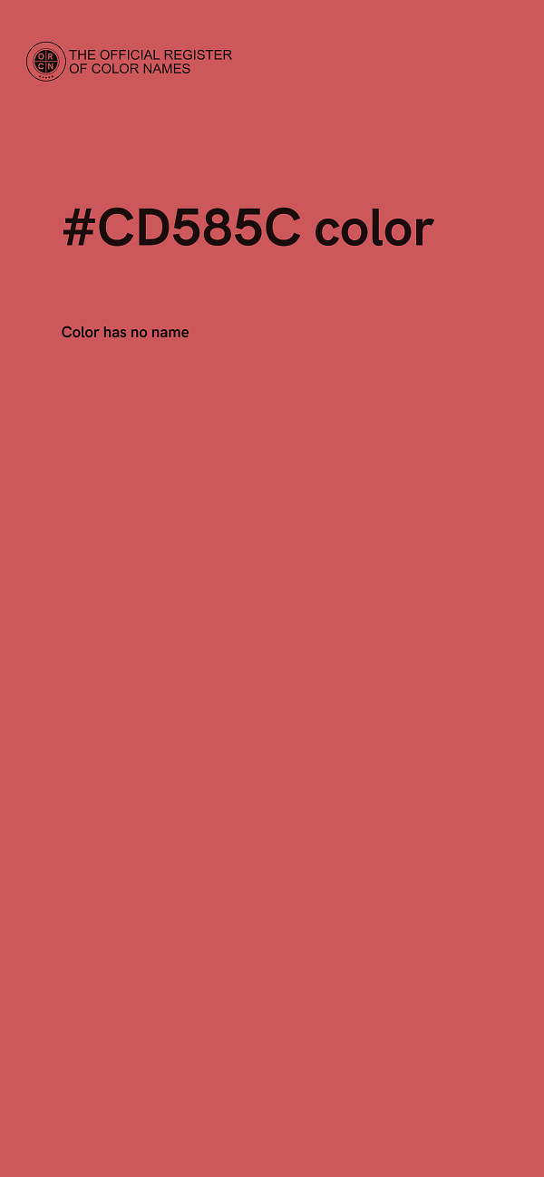 #CD585C color image