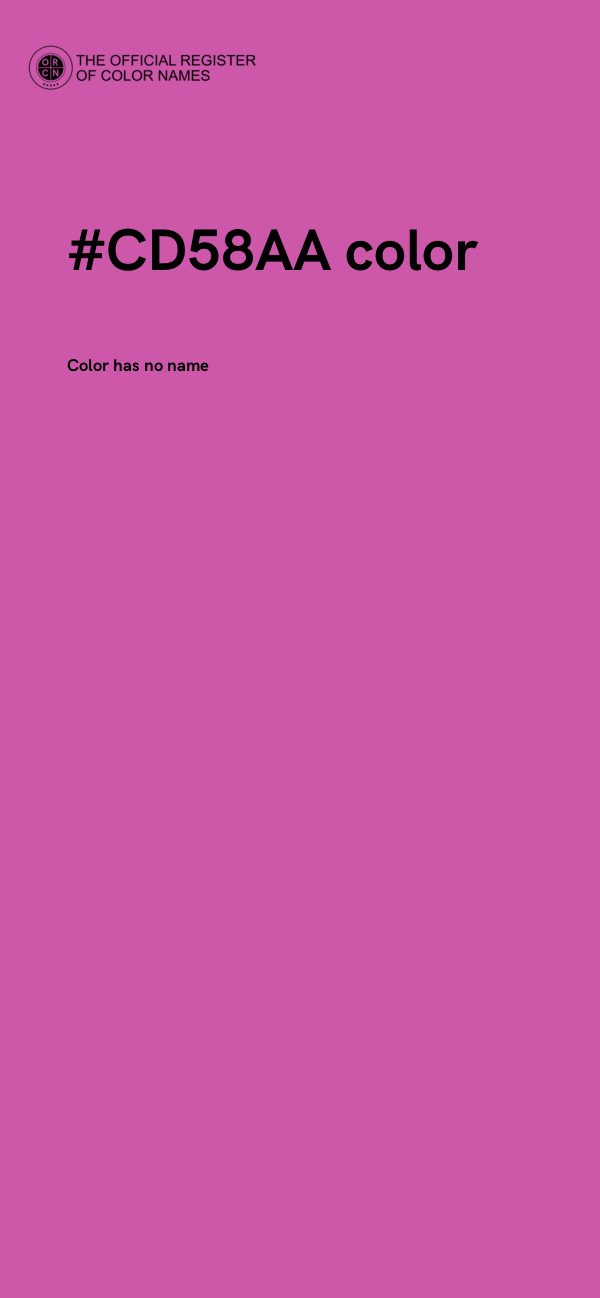 #CD58AA color image