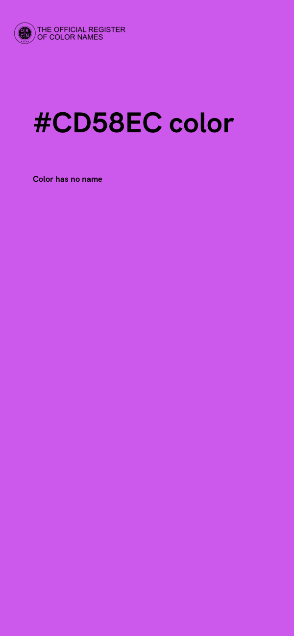 #CD58EC color image