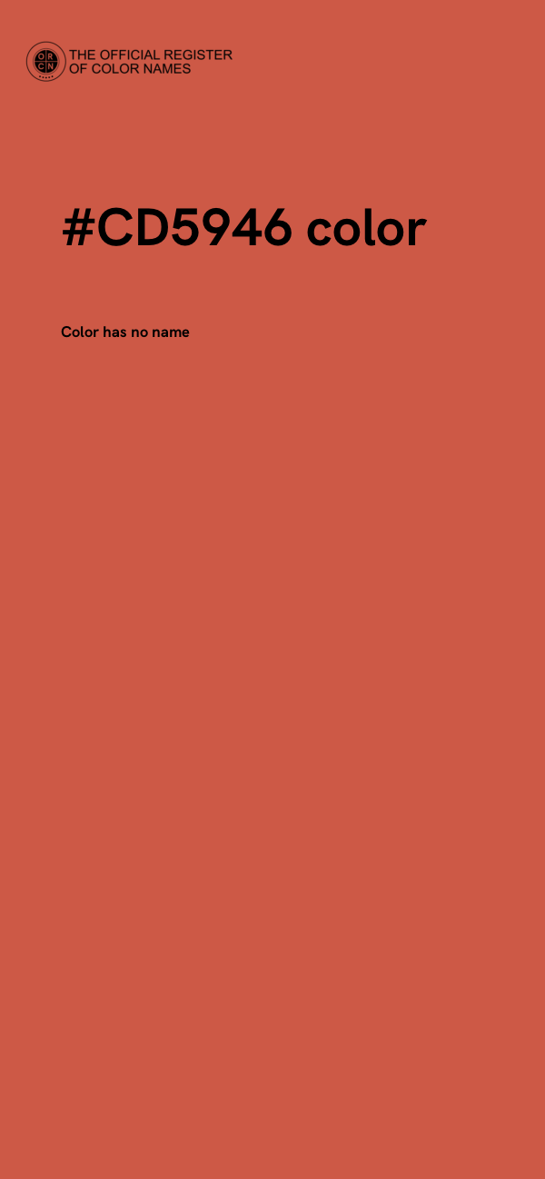 #CD5946 color image