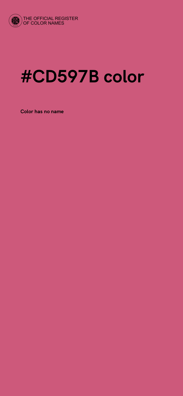 #CD597B color image