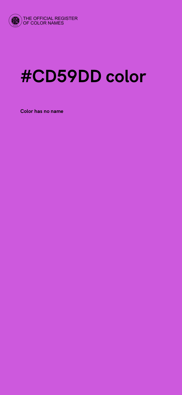 #CD59DD color image