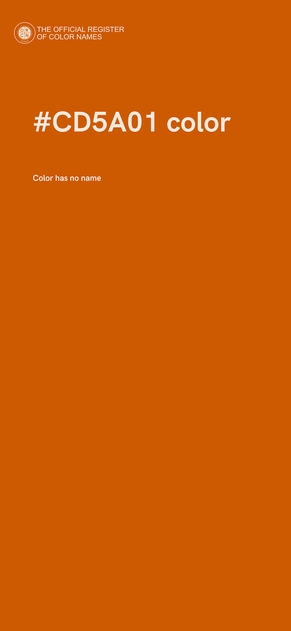 #CD5A01 color image